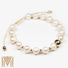 Pearl Gold Elegance Women's Bracelet