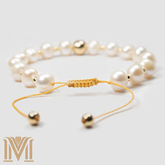 Pearl Gold Elegance Women's Bracelet