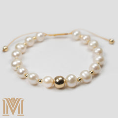 Pearl Gold Elegance Women's Bracelet