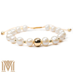 Pearl Gold Elegance Women's Bracelet