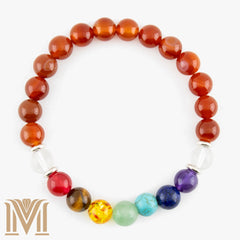 Seven chakra beaded bracelet