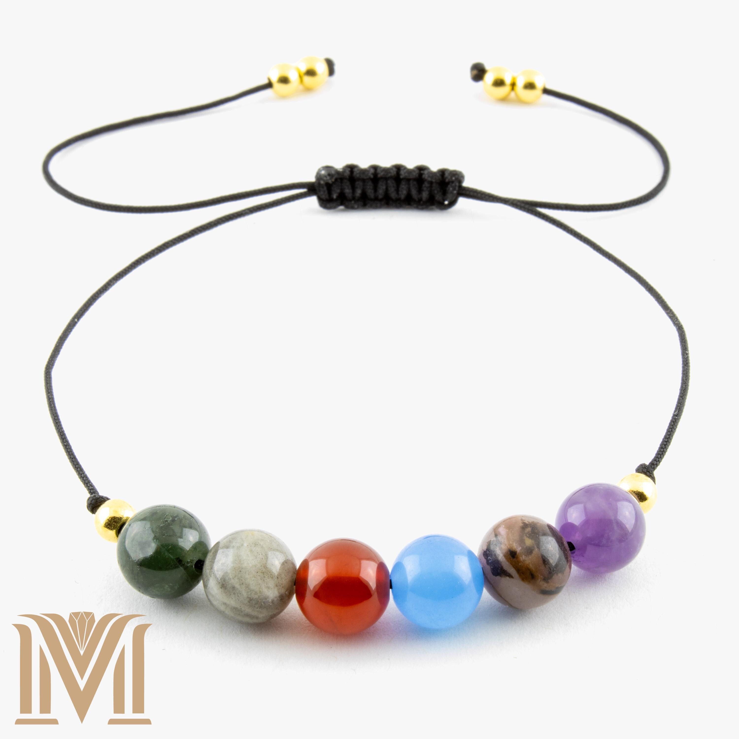 Multicolor gemstone bracelet