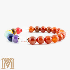 Chakra gemstone bracelet product view