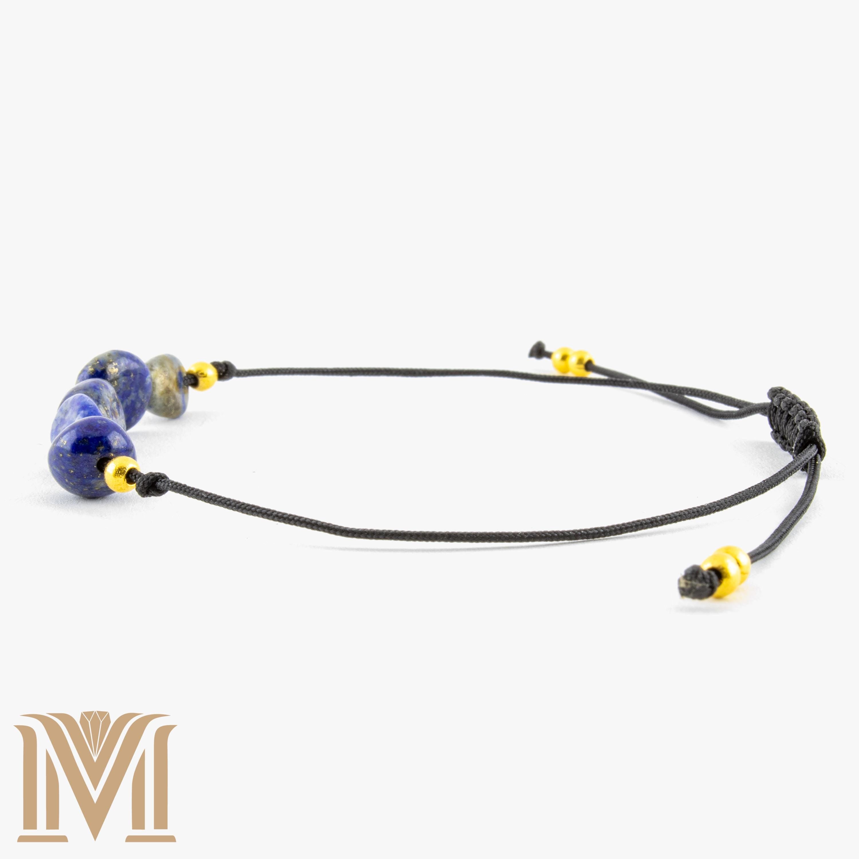 Lapis Lazuli bracelet close-up
