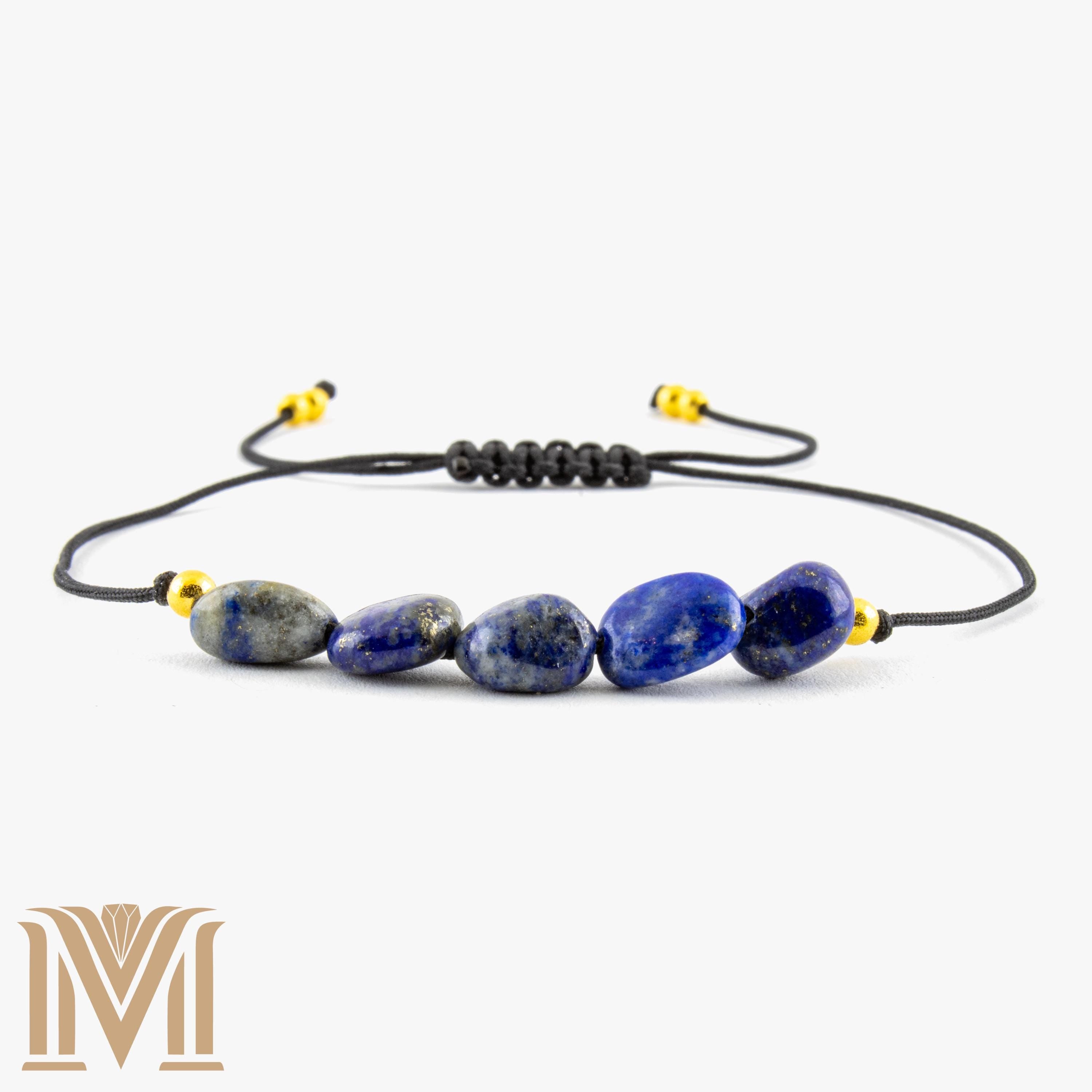 Handmade Lapis Lazuli bracelet for women and kids