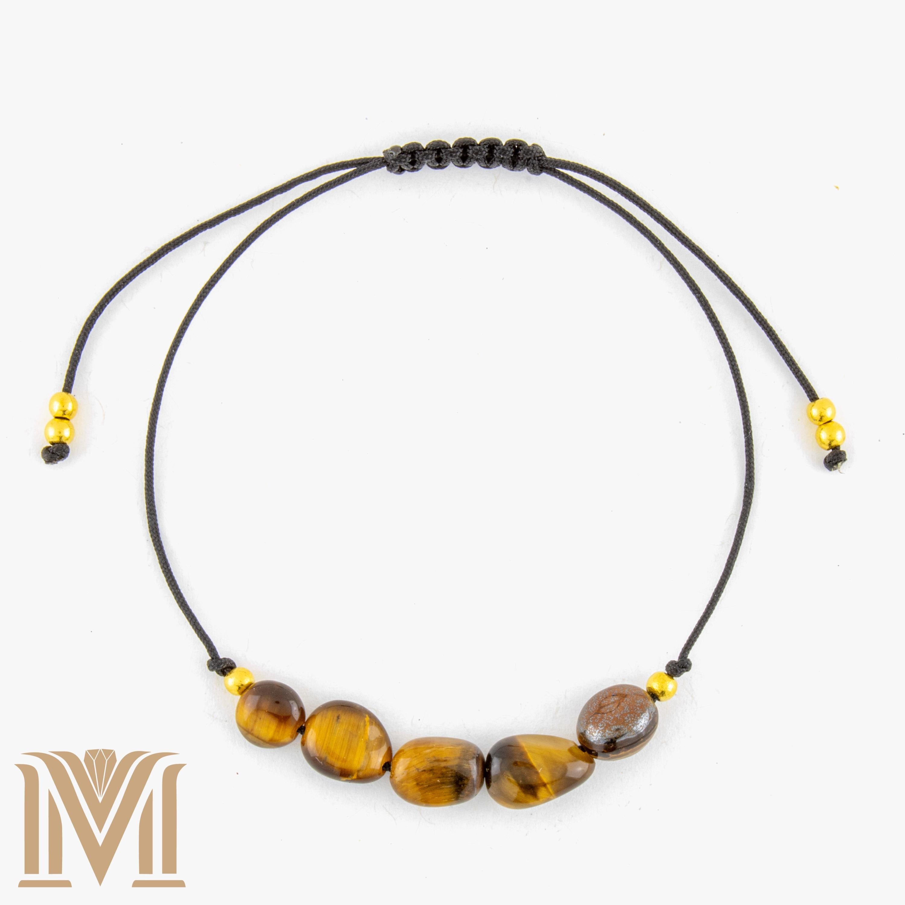 Tiger Eye bracelet close-up