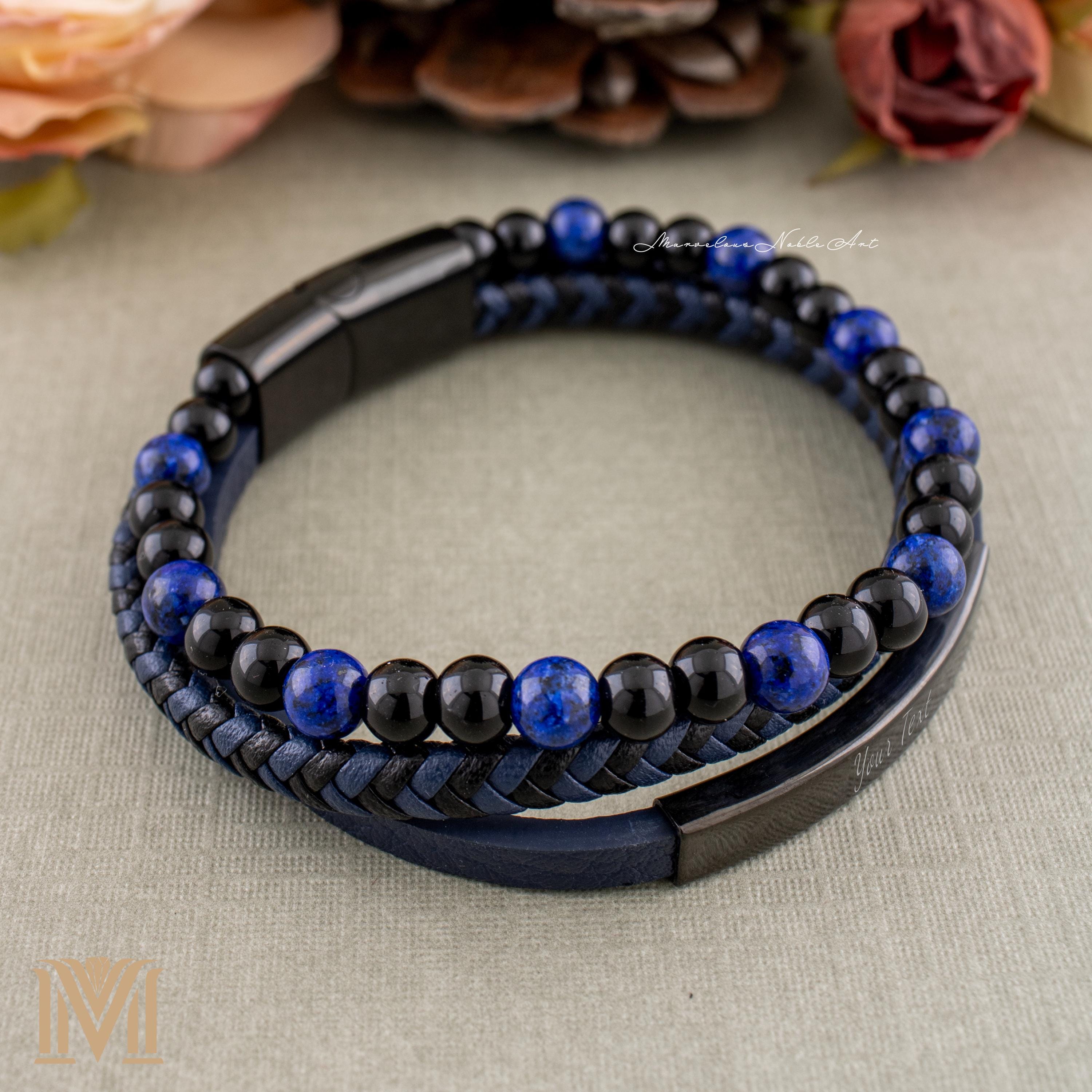Men's bracelet gift presentation