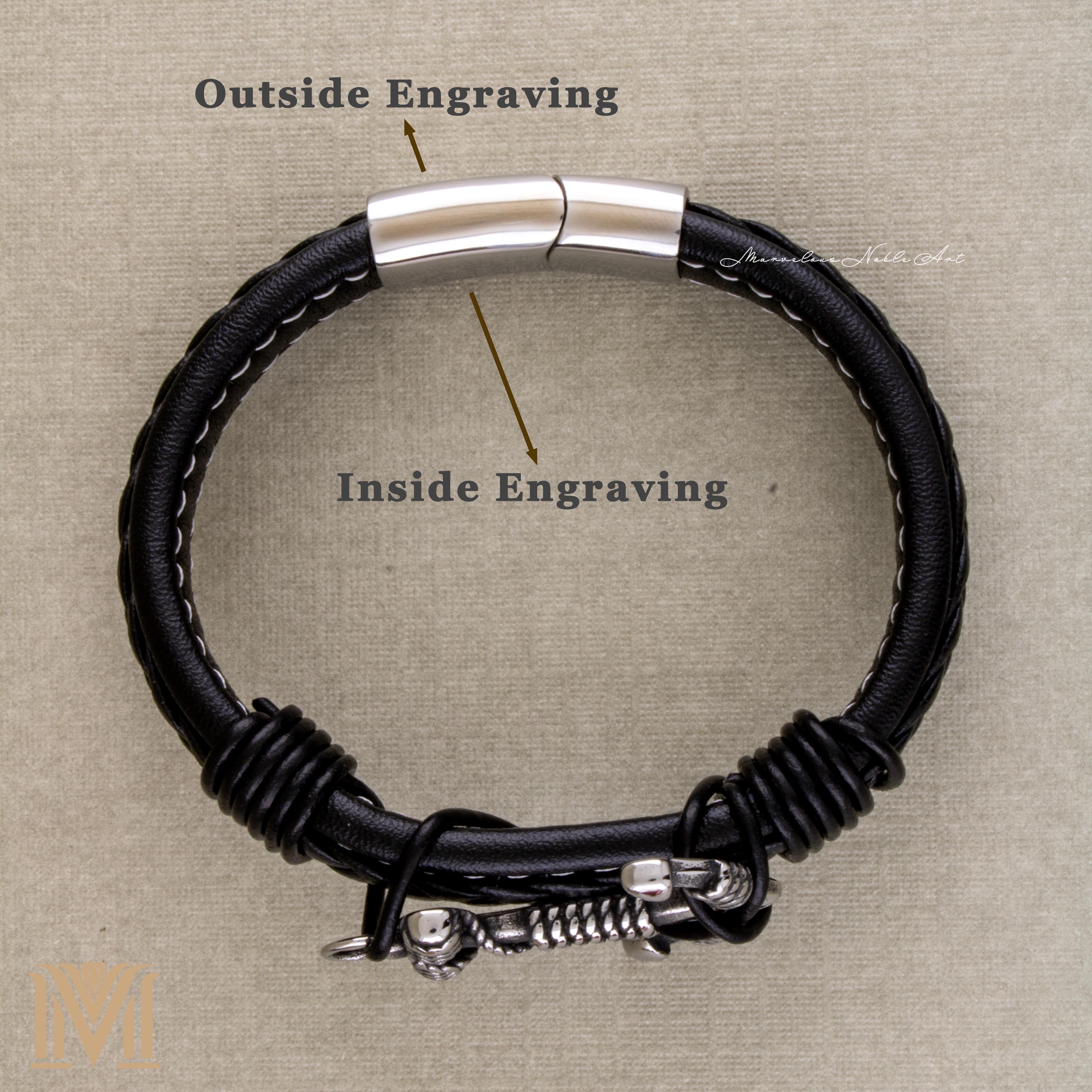 Black braided leather texture detail