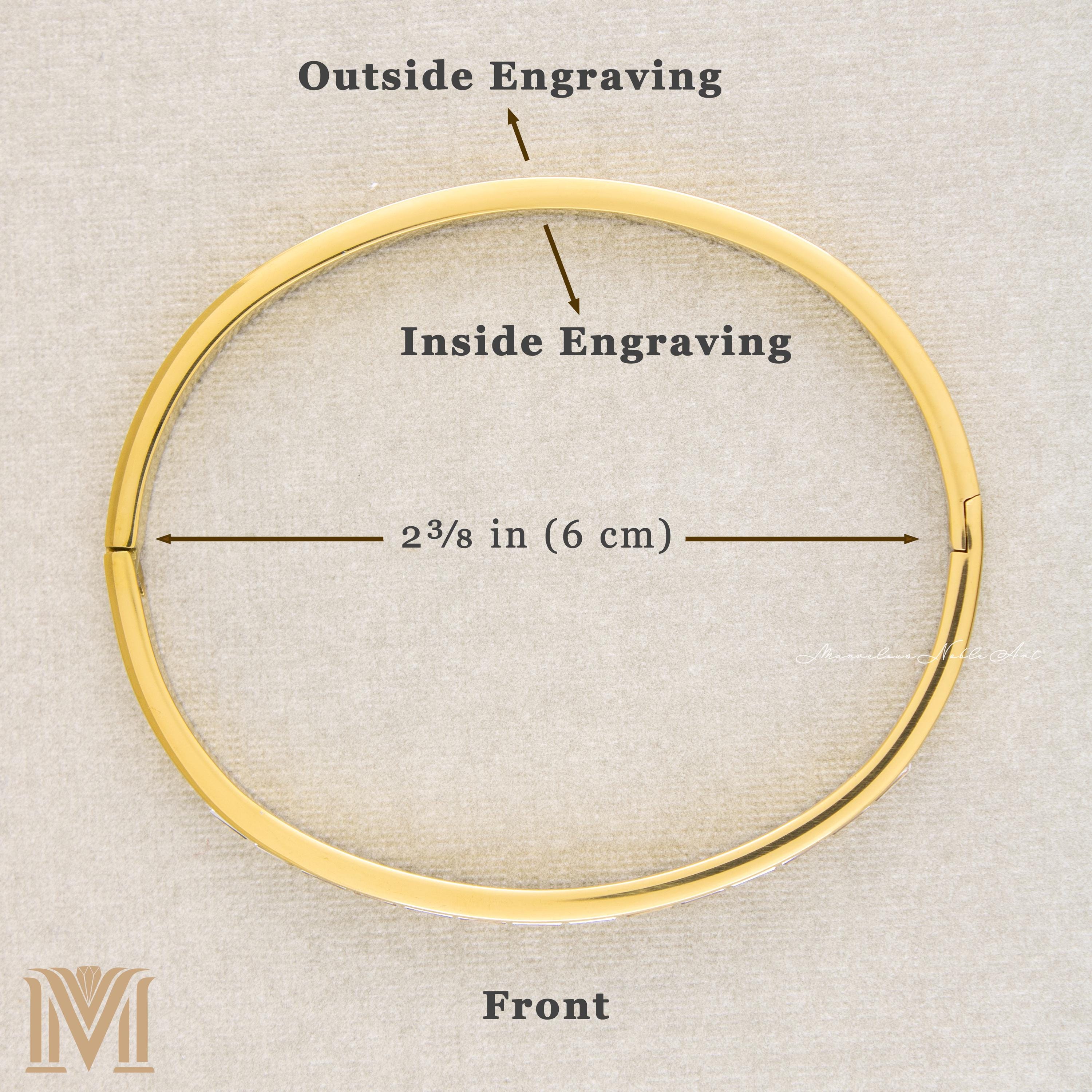 Inside and outside engraving options