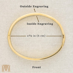 Gold bracelet size guide