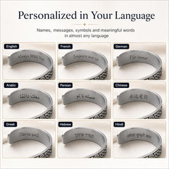 Multilingual engraving examples