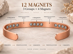 Copper cuff detail