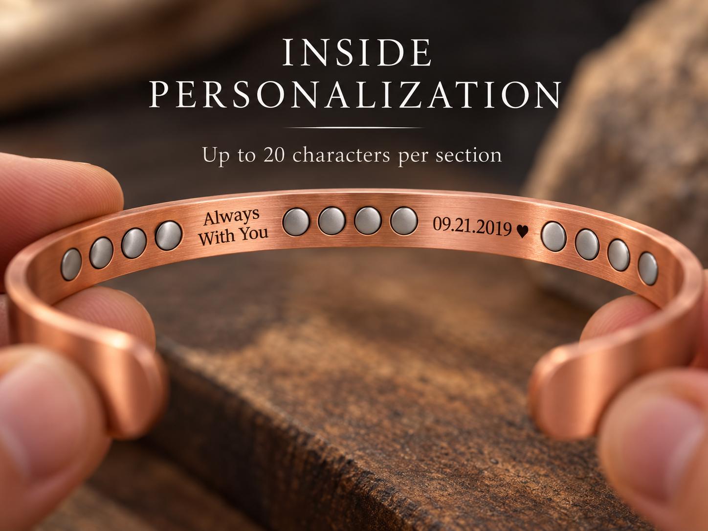 Inside engraving and twelve magnets
