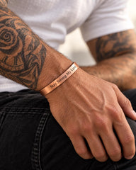 Tattooed male lifestyle view