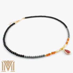 Sunset Teardrop Women's Necklace