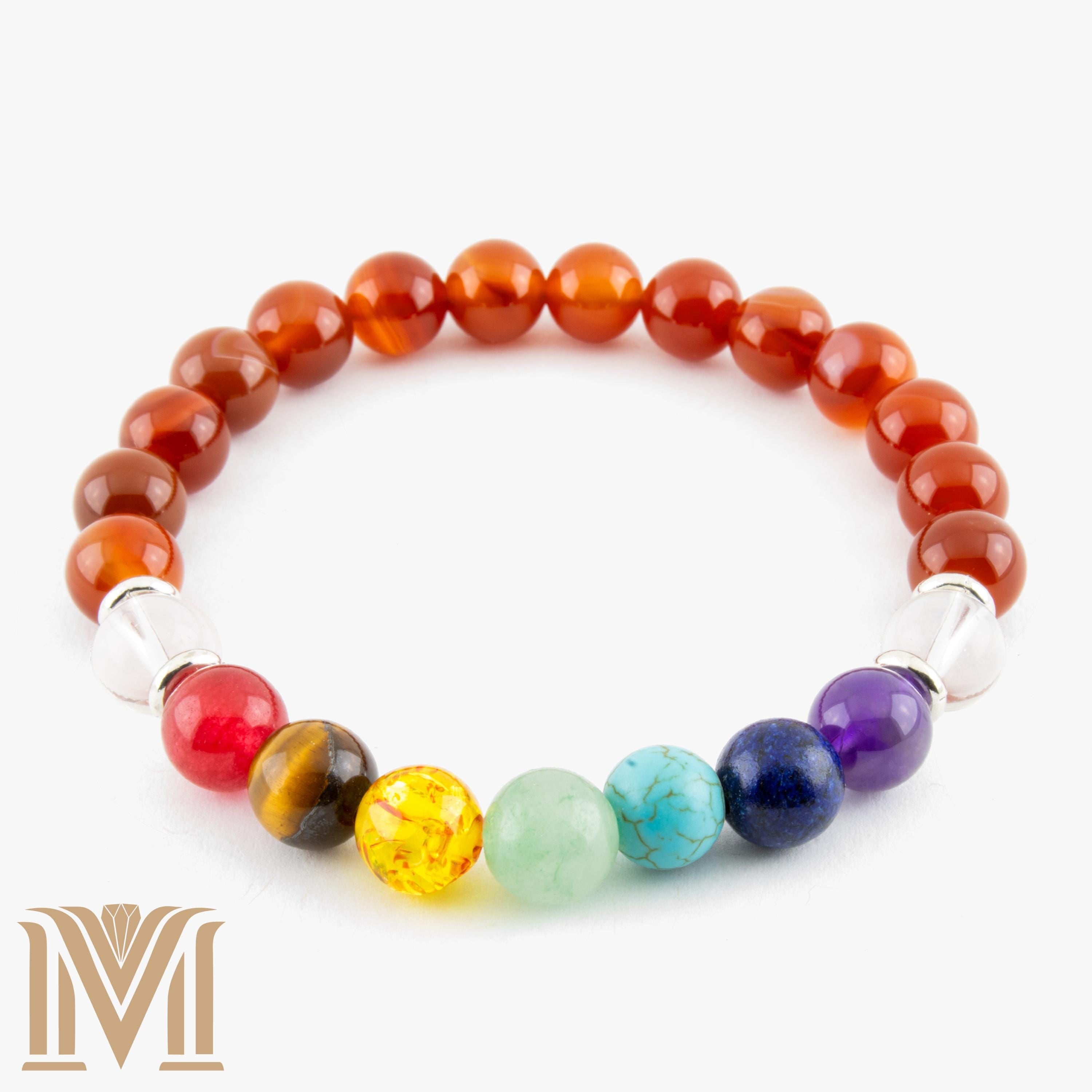 Multicolor gemstone bracelet