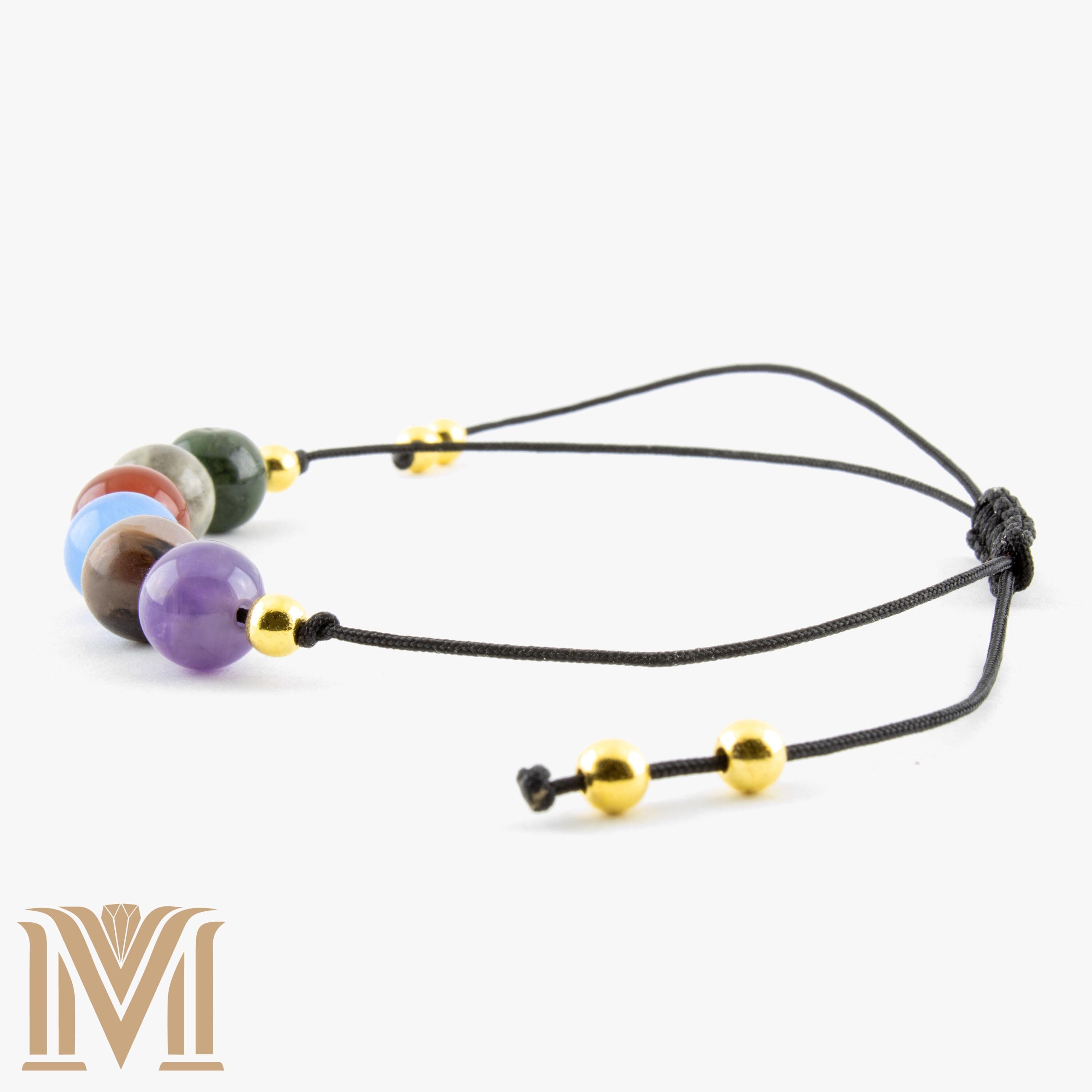Natural gemstone chakra bracelet