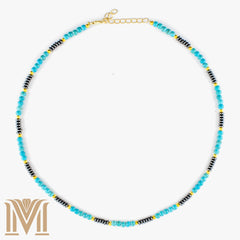 Handmade Turquoise and Hematite necklace