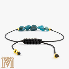 Tumbled Blue Apatite bracelet