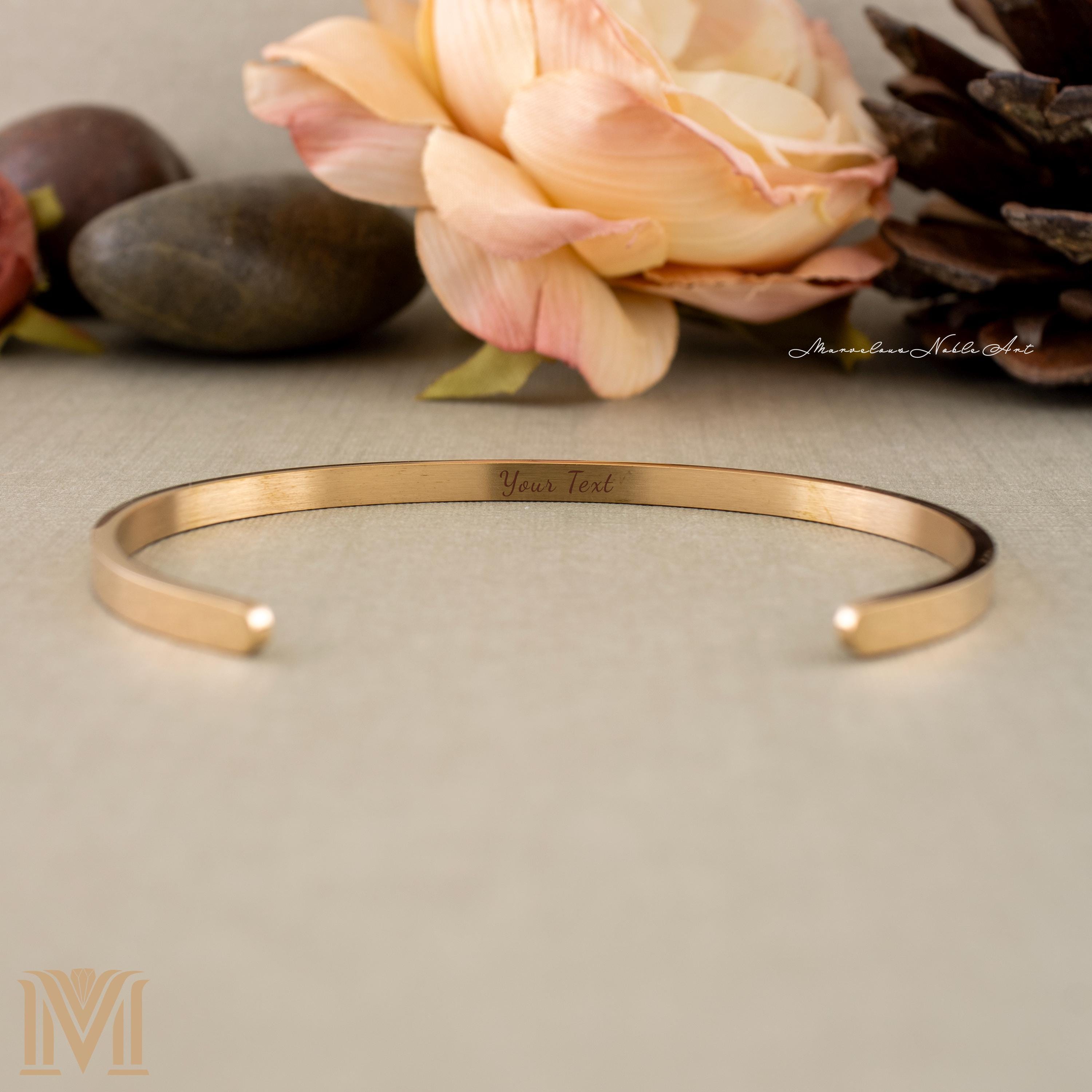 Rose gold cuff product view
