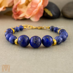 Celestial blue gemstone bracelet product view