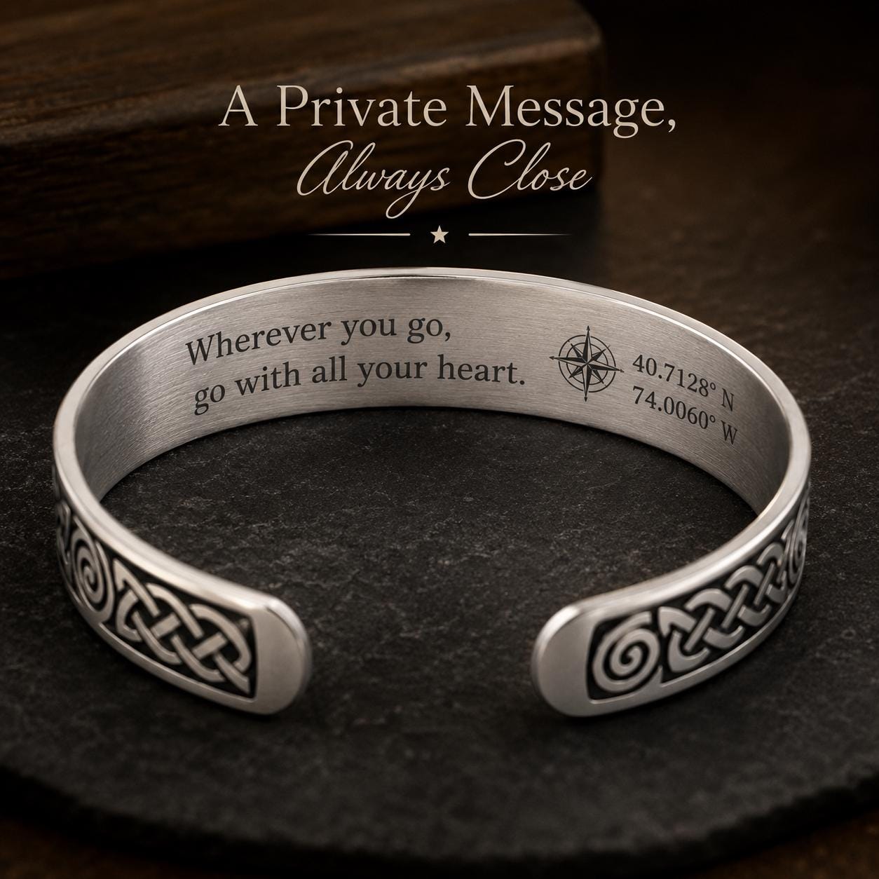Adjustable Celtic cuff fit guide