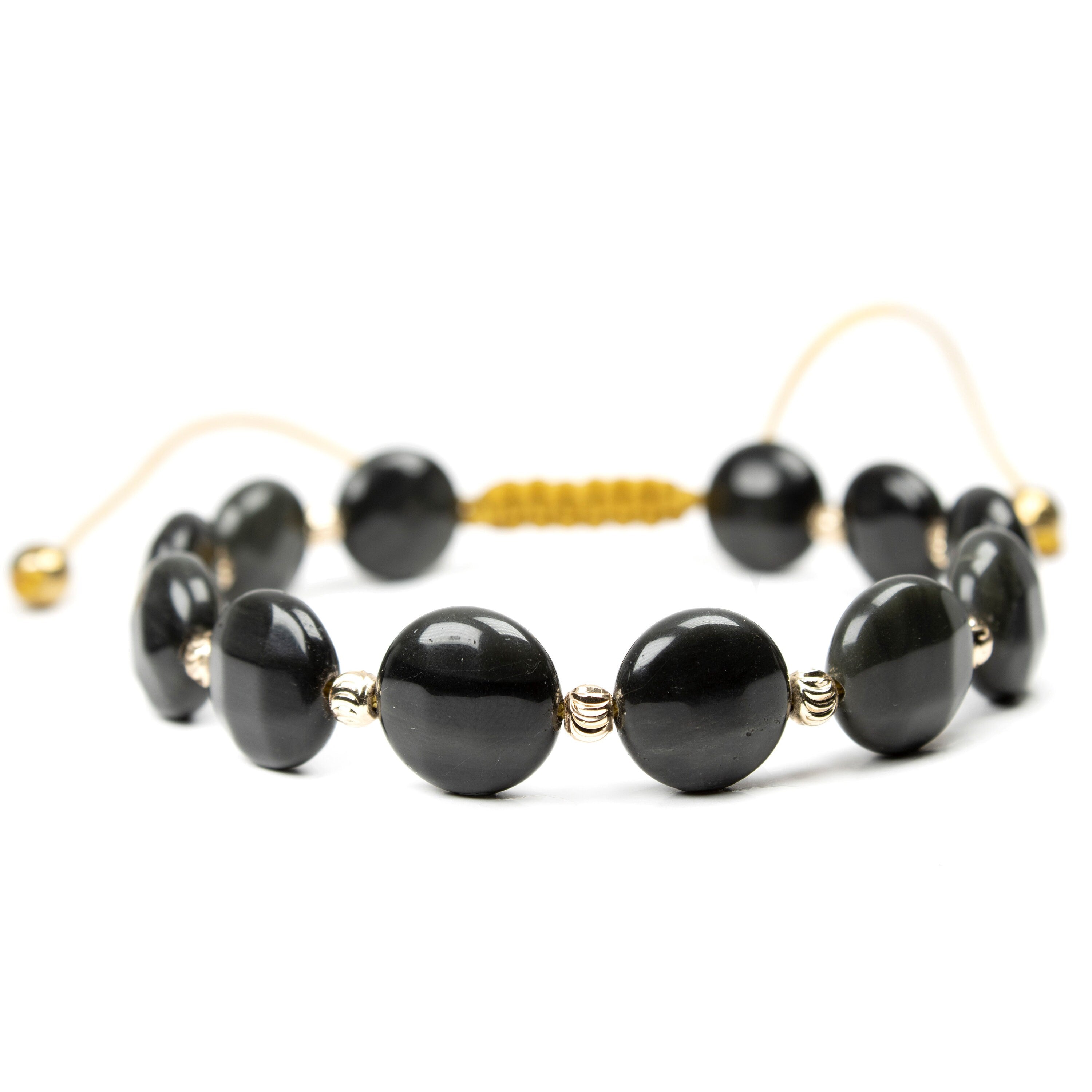 Natural Onyx Bracelet, bracelets for women, Black onyx faceted, Crystal bracelet, Unique Bracelet, Armband for woman , gift, bracelet femme